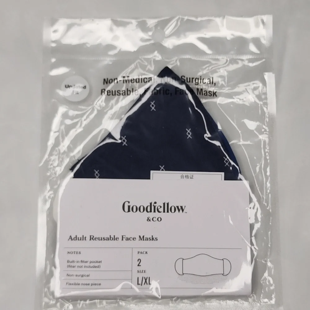 Reusable Adult Face Masks With adjustable straps